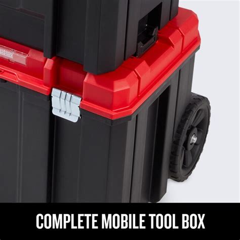 craftsman versastack 17.126 in plastic metal wheeled lockable tool box|CRAFTSMAN VERSASTACK 17.126.